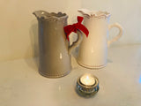 Grey pearl edged jug