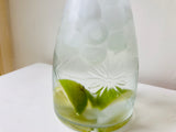 Embossed Glass Carafe