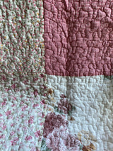 Floral Rose Quilted Throw