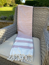 Cotton Throw - Rose