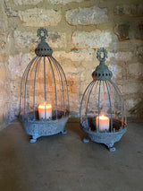 Elegant caged planters - Set of 2