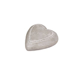 Decorative Chic Grey Stone Hearts