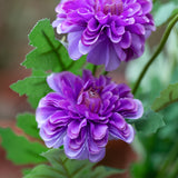 Artificial Vibrant Purple Chrysanthemum Flower Stem
