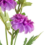 Artificial Vibrant Purple Chrysanthemum Flower Stem