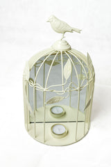 Bird Cage tea light mirror Lantern
