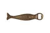 Fish bottle opener