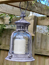 Embossed glass Lantern