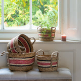 Set of 4 Cotswold Basket Rose