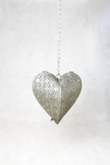 Heart candle lantern