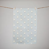 Duck on Blue Tea Towel