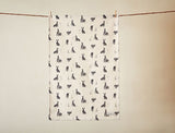 Hare Capers Tea Towel