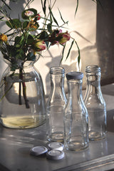 Old School Bottles with lids