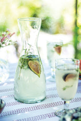 Embossed Glass Carafe