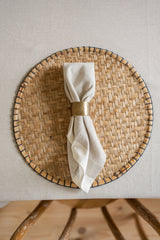 Brass Star Napkin Rings, Set of 4