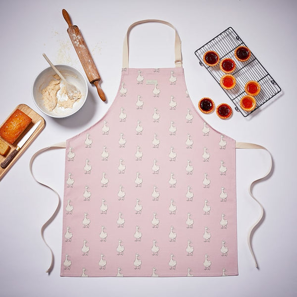 Duck on Pink Apron