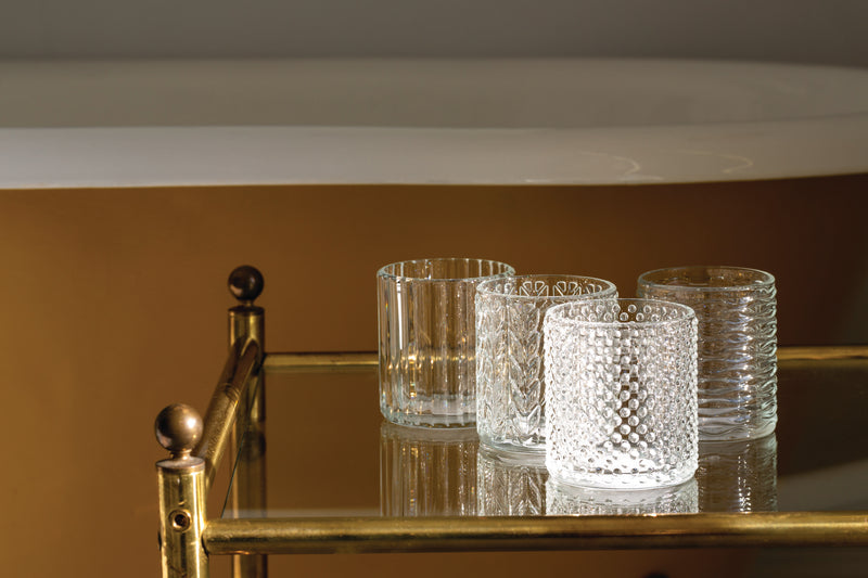Eden Glass Tea Light Holders - Set of 4