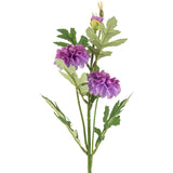Artificial Vibrant Purple Chrysanthemum Flower Stem