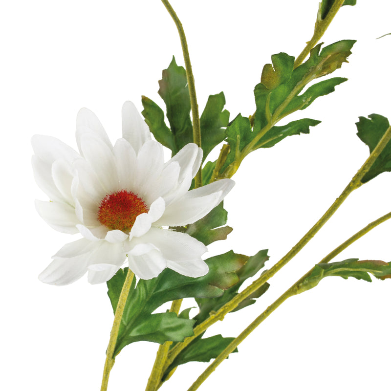 Artificial Summer White Daisy Flower Stem