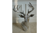 Decorative Silver Deer Head